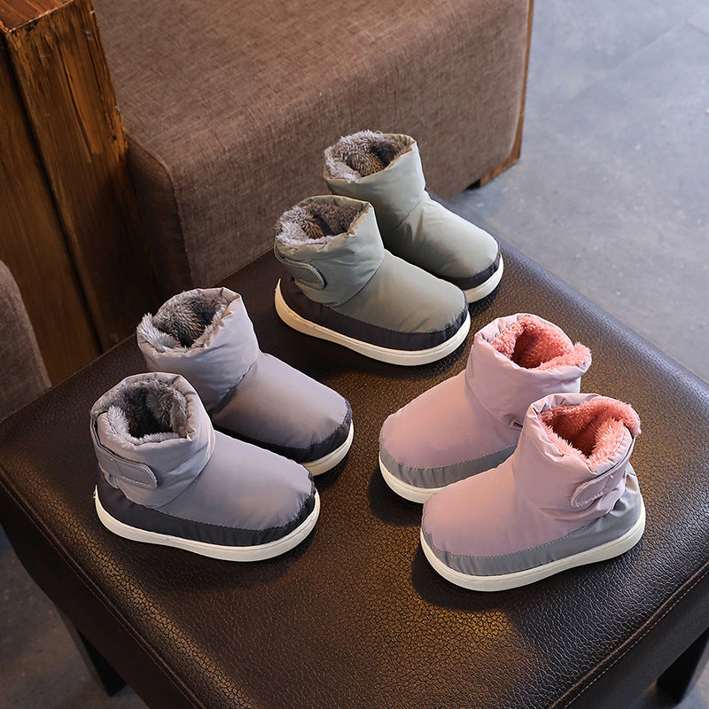 Children's Cotton Shoes EVA High Top Insulation