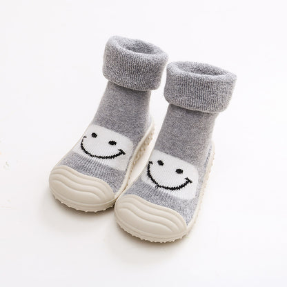 Plush thick socks shoes