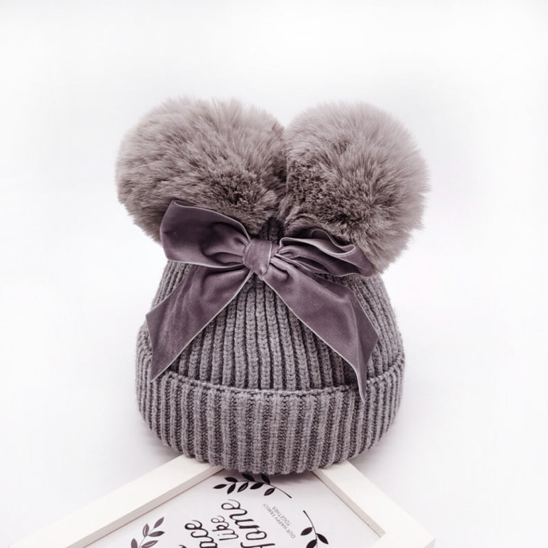 Autumn and winter children's baby hats