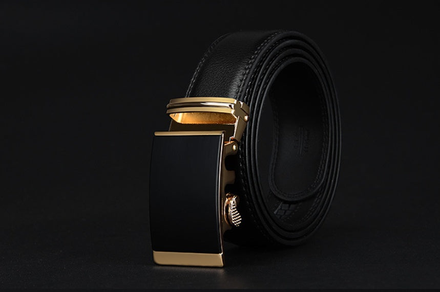 Male pin buckle belts