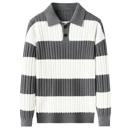 Loose Striped Fashion Casual Long Sleeve Top