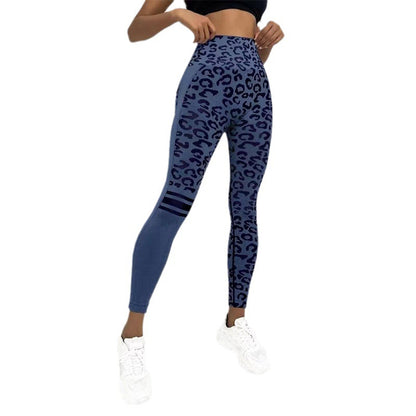 Leopard Print High Waist Yoga Tights