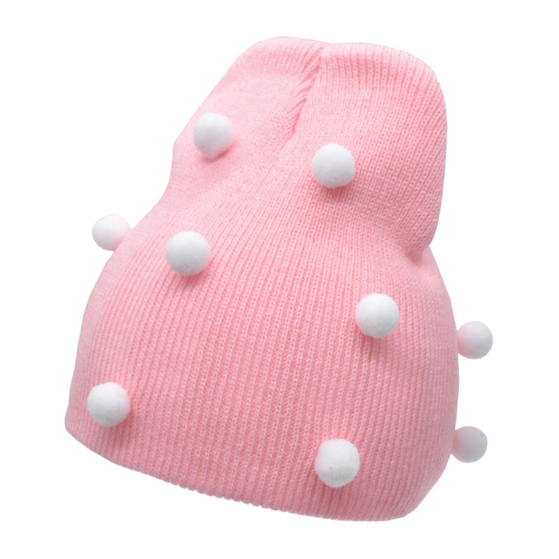 Baby wool knitted warm cap