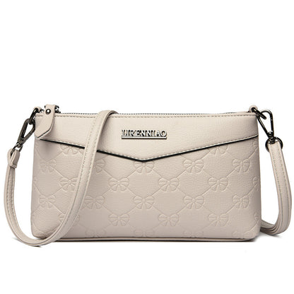 Embossed Pu Texture Shoulder Bags