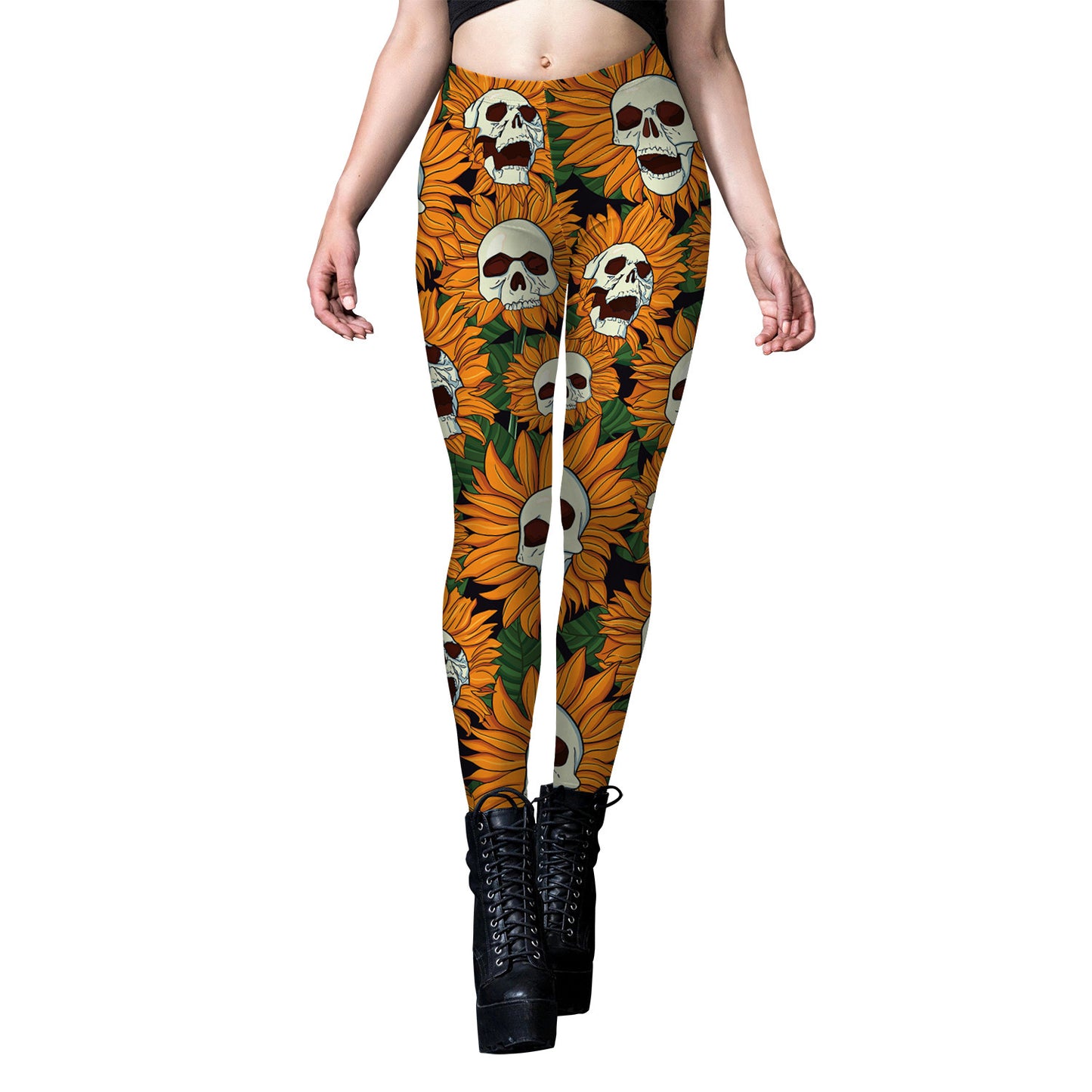 Halloween Leggings Bandage Printed