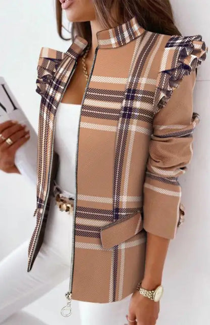 Long Sleeve Printed Coats