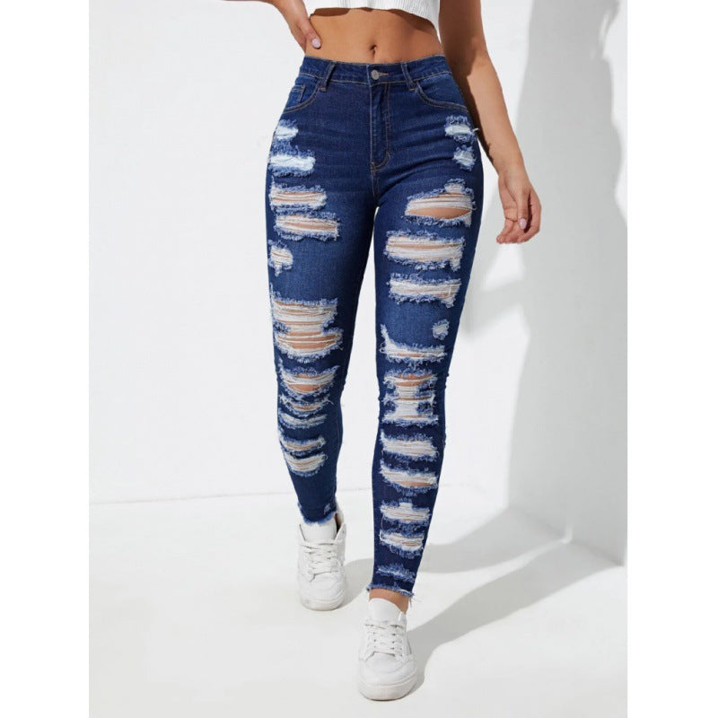 Skinny Denim Trousers For Women