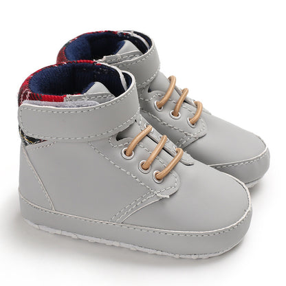 Baby Toddler Shoes High-top Soft Sole Baby Fashion Leisure