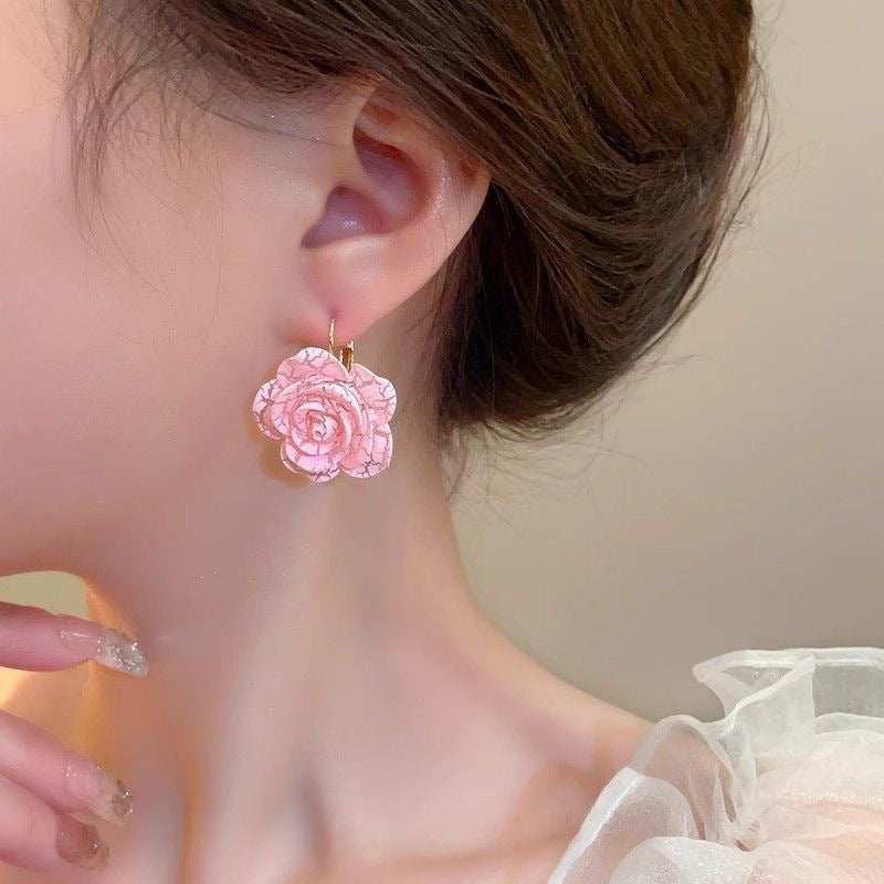 Resin Flower Earrings