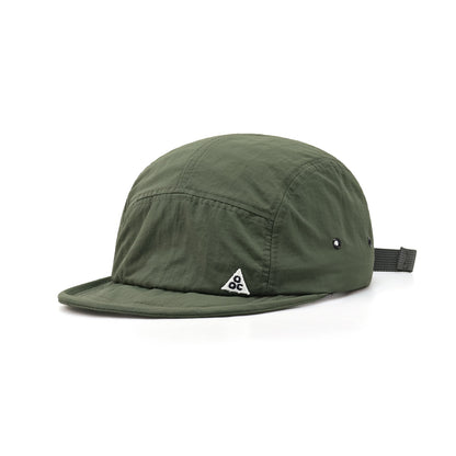 Short Brim Embroidered Peaked Caps