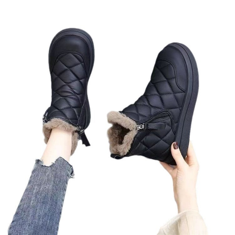 Snow Boots Fleece-lined Thickened Non-slip Warm