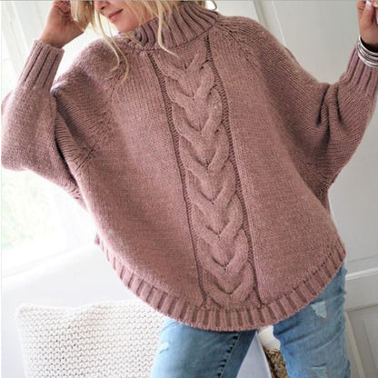 Loose bat sleeve sweaters