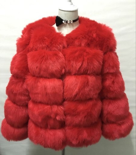 Mink fur coats elegant thick and warm