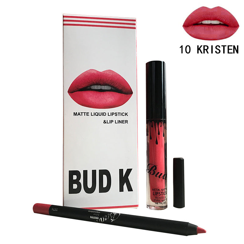 BUD K Liquid Matte Lipstick+Eyeliners