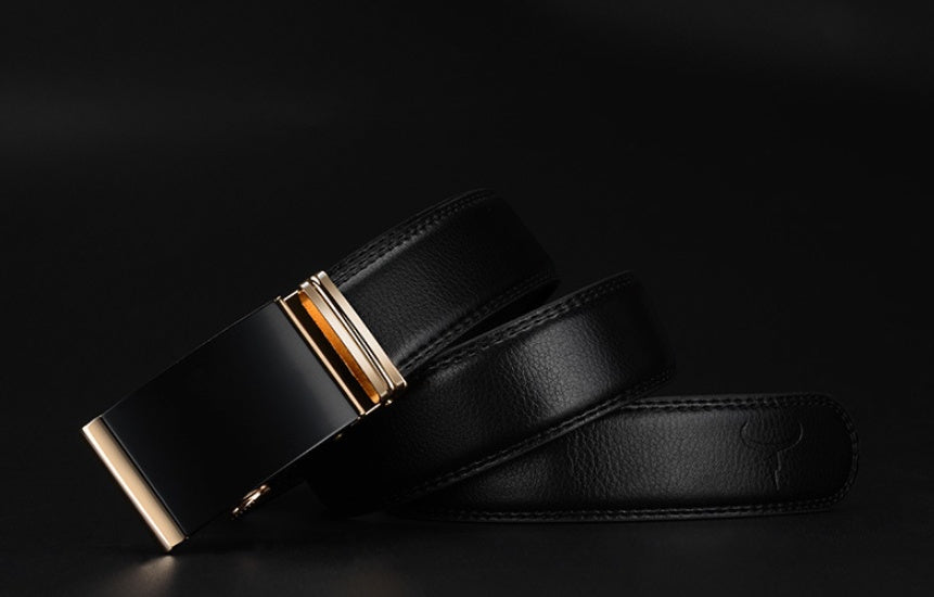 Male pin buckle belts