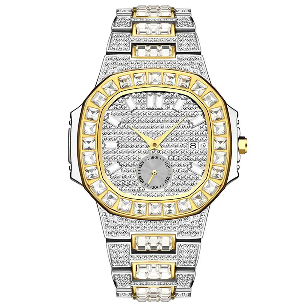 Luxury Rhinestone Calendar Watches