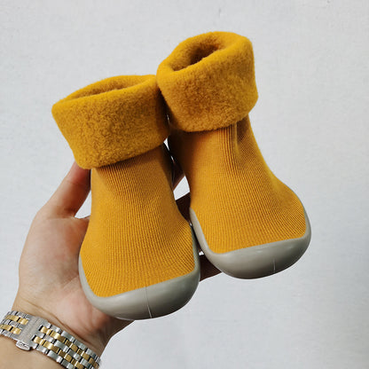 Plush thick socks shoes