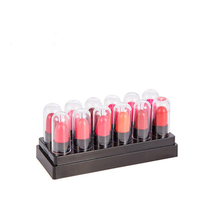 12-Farben-Set kleine Lippenstifte