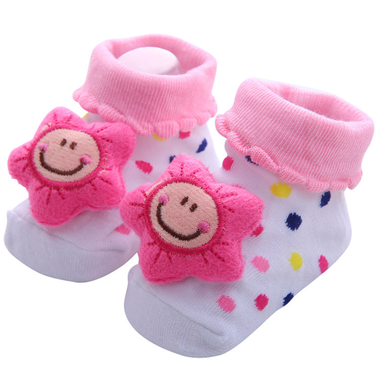 Cartoon Anti-Skid Three-Dimensional Baby Socks Newborn Baby Socks Doll Socks Wholesale