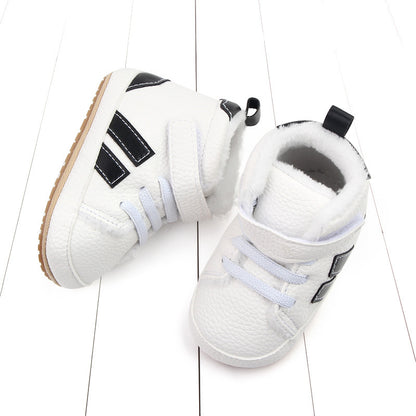 Sports Soft-sole Cotton Shoes High-top Baby Shoes Baby's Shoes