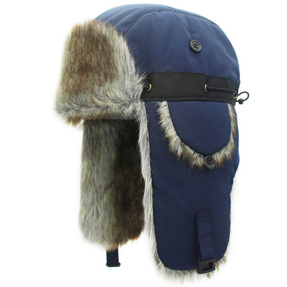 Outdoor Autumn And Winter Warm Lei Feng Hat Men