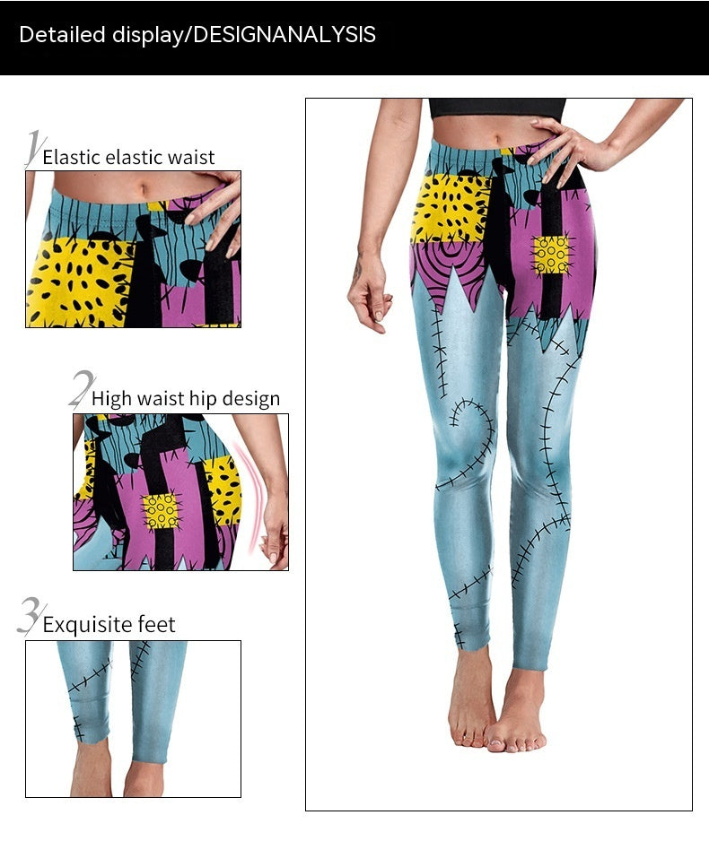 Halloween Print Hip Shaping Leggings