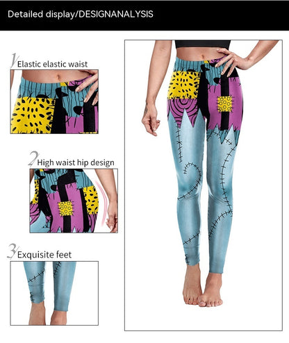 Halloween Print Hip Shaping Leggings