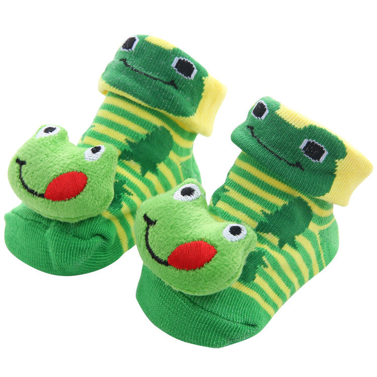 Cartoon Anti-Skid Three-Dimensional Baby Socks Newborn Baby Socks Doll Socks Wholesale