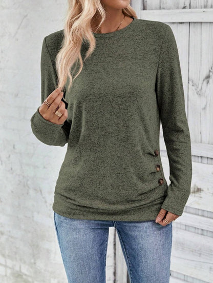 Long Sleeve Hollowed Leisure Sweaters