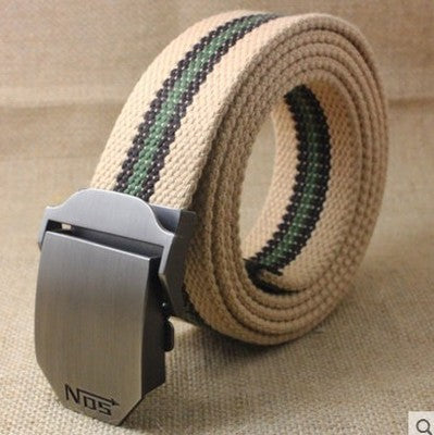 Canvas alloy buckle belts