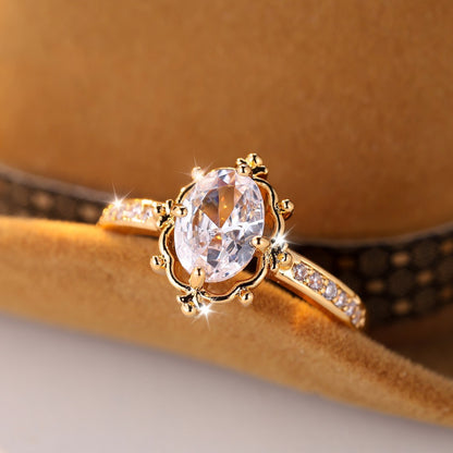 Elegant Zircon Ring