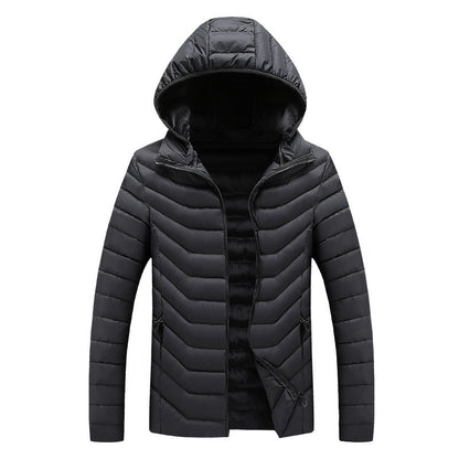 Hooded Padded Winter Jackets Slim Fit