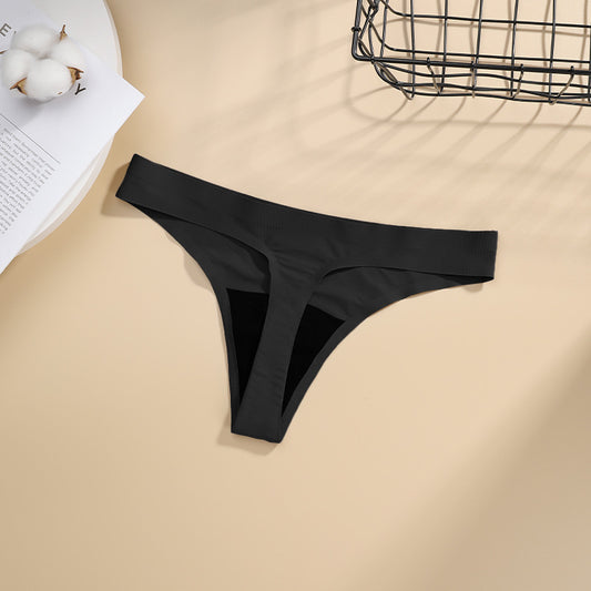 Low-rise Thong Physiological Pants