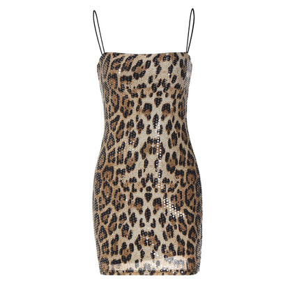 Vestidos de leopardo para mujer