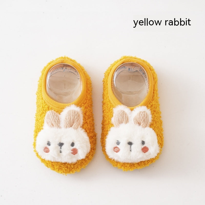 Cute Rabbit Autumn And Winter Room Socks