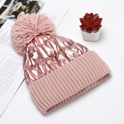 Thick woolen ladies warm hat