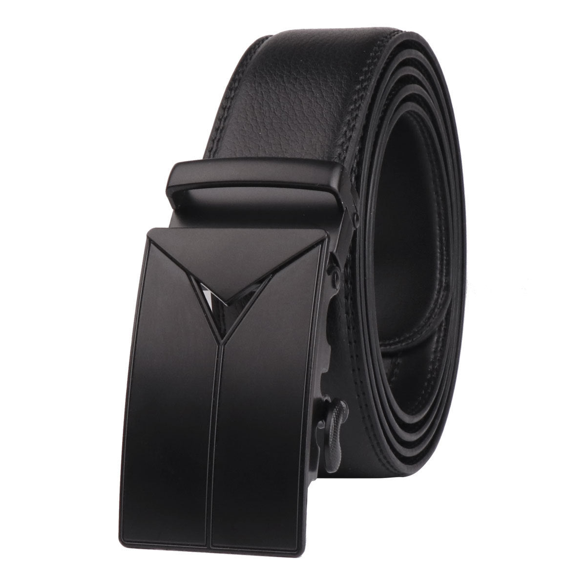 Leather men's belts