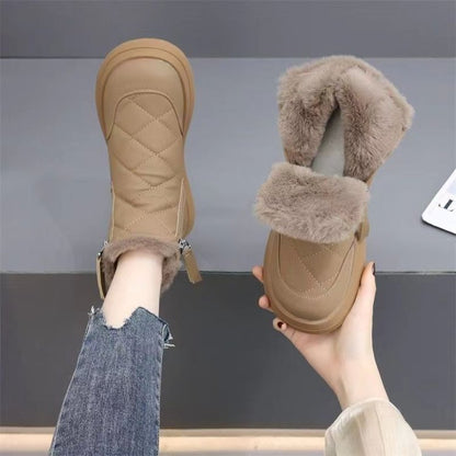 Snow Boots Fleece-lined Thickened Non-slip Warm