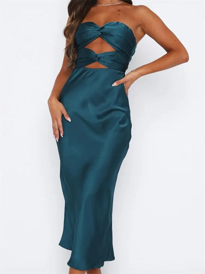 Strapless Backless Long Dresses