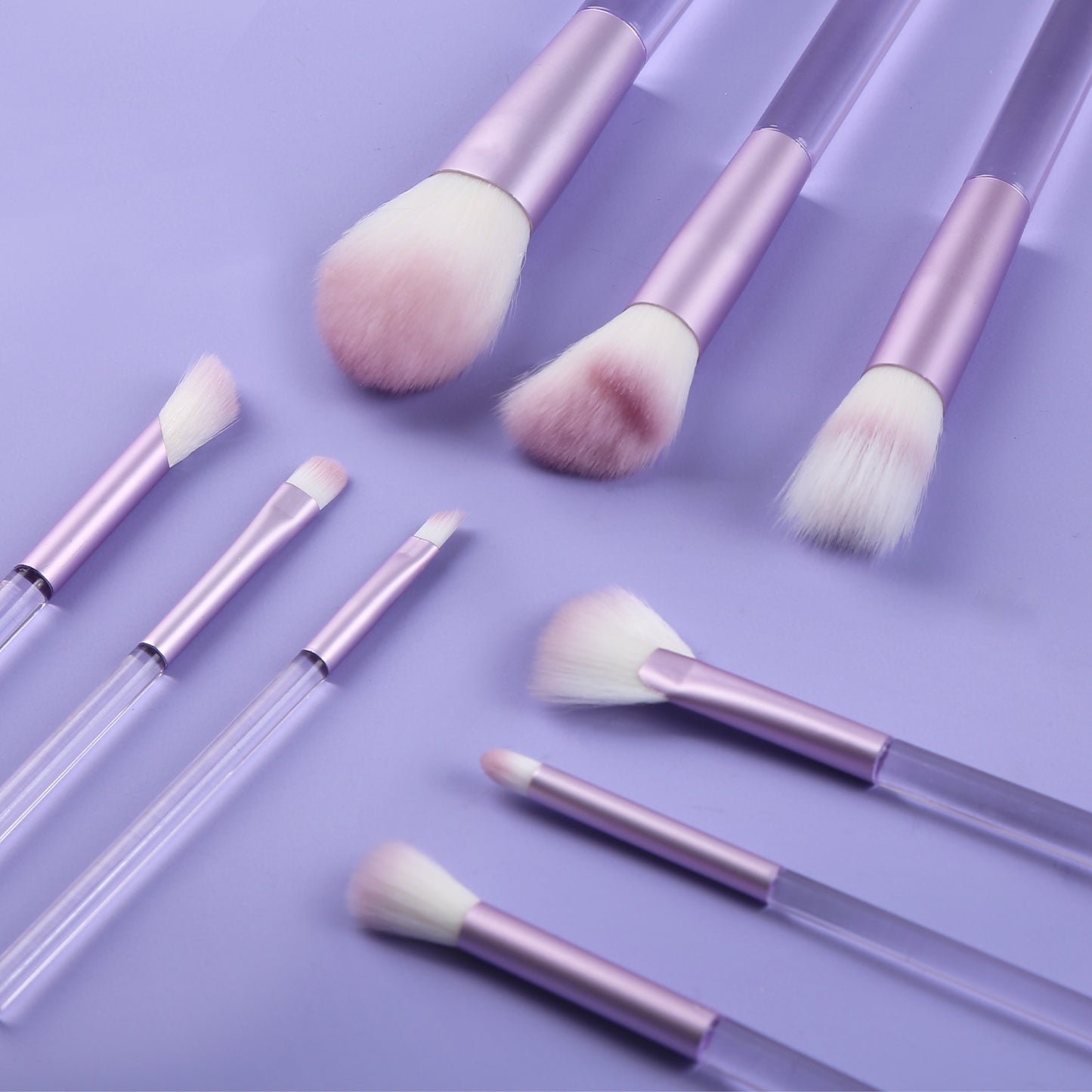 9-piece cosmetic brushes