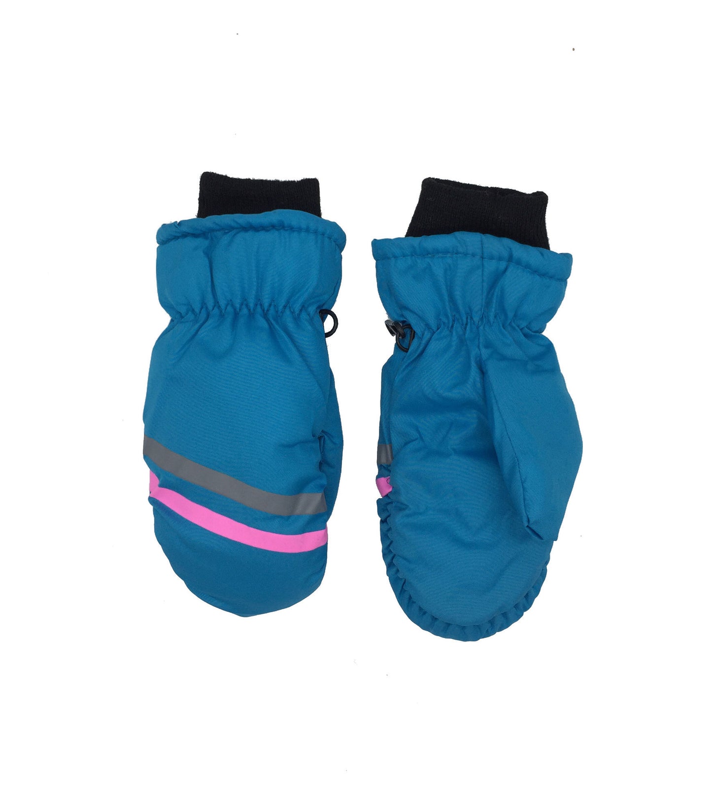 Children's Thick Geometric Print Warm Ski Gloves