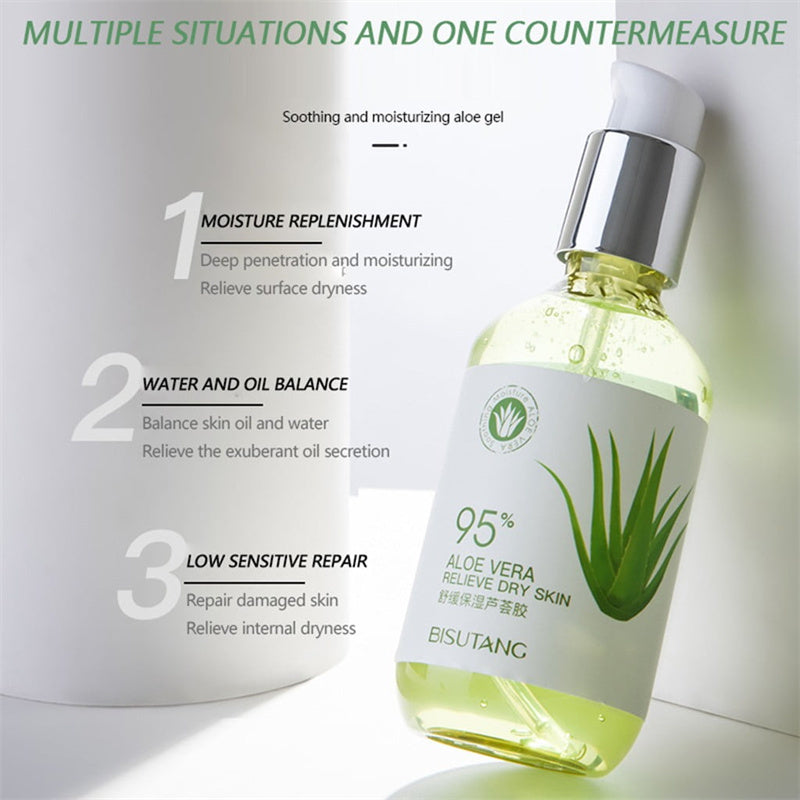 Aloe Gel Moisturizing Lotion Facial Cream