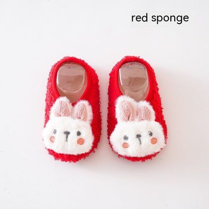 Cute Rabbit Autumn And Winter Room Socks