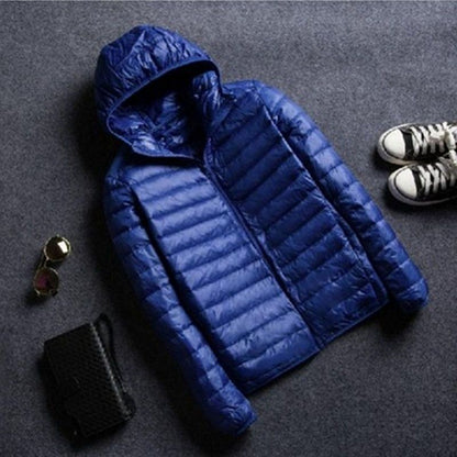 Hooded Short Ultra-thin Down Jacket