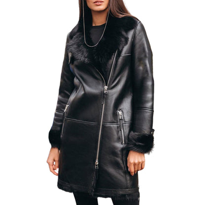 Fur Collar Leather Jackets