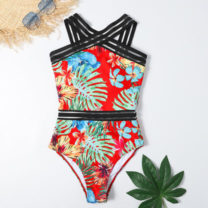 One-piece Printed Bikini