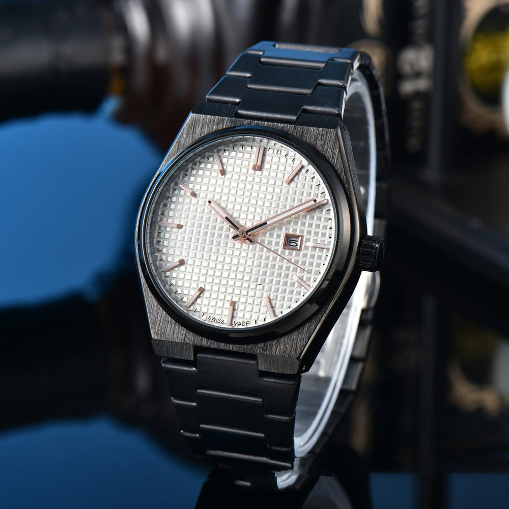 Business Casual Steel Belt Quartz Watches Men