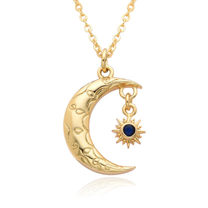 Fashion Moon Necklace Female Niche