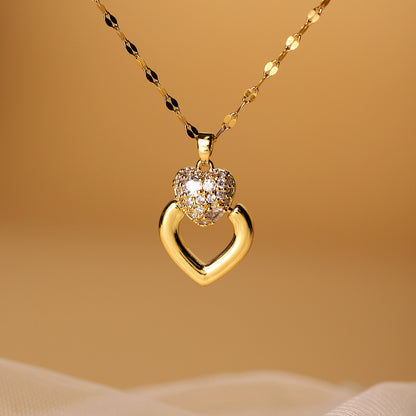 Love Zircon Design Elegance Necklaces