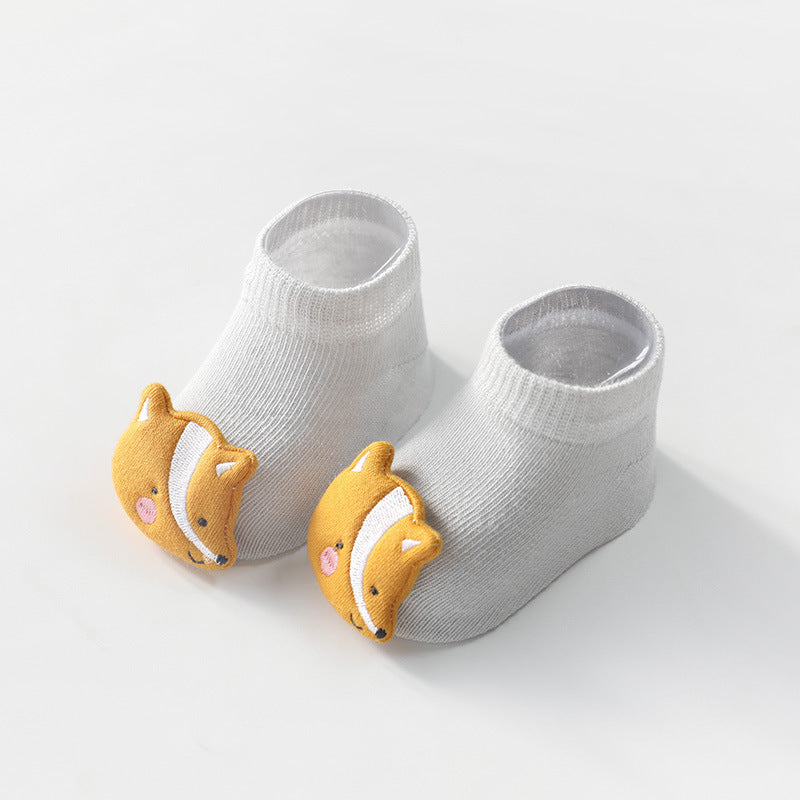 Dispensing non-slip baby toddler socks